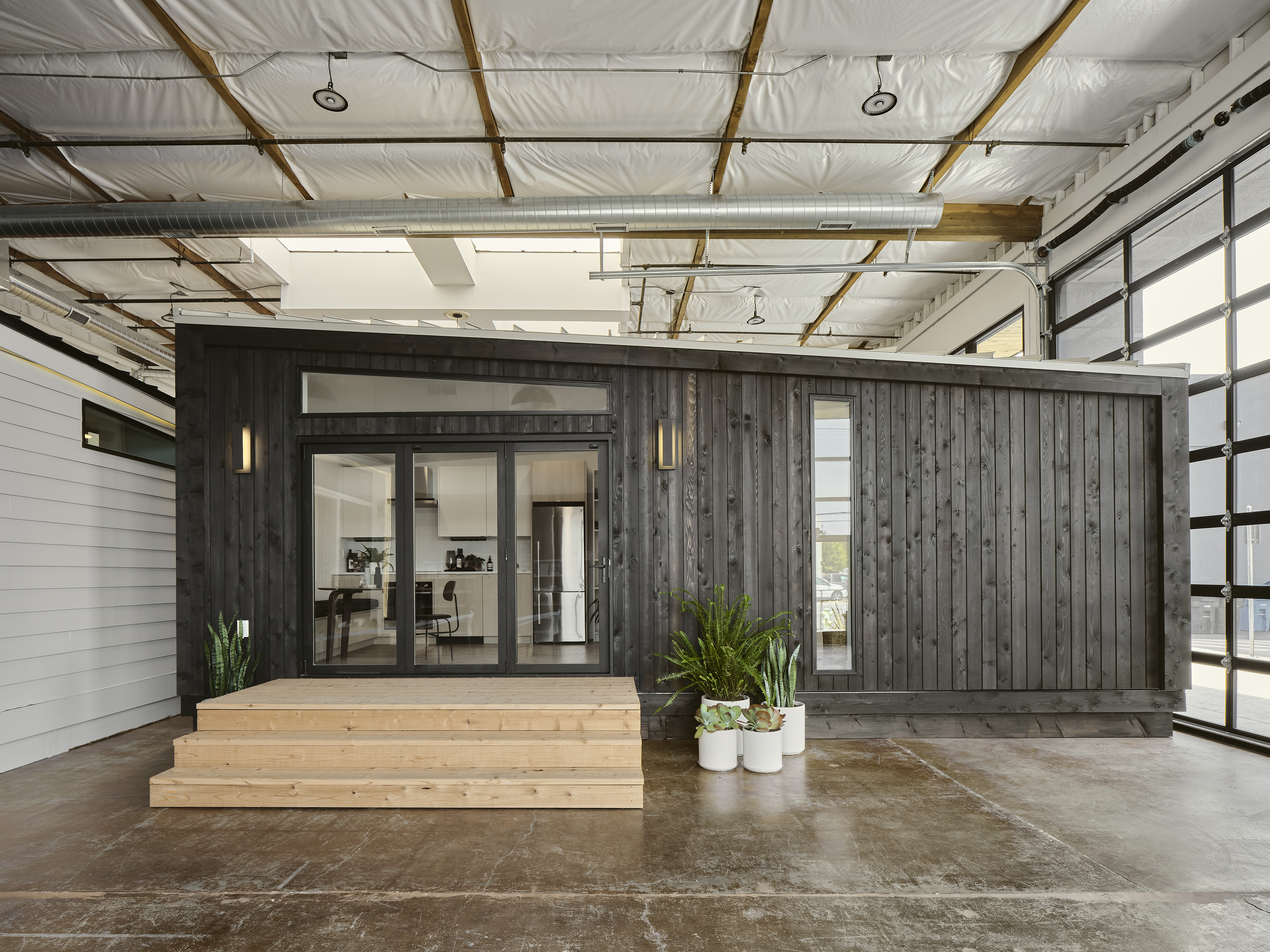 Abodu Studio pre-approved ADU plan, LADBS catalog ADU3, 340 square feet