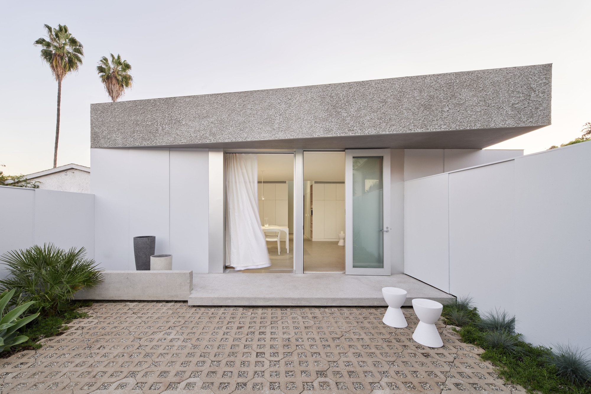 Interior of a compact Los Angeles ADU designed as a rental unit